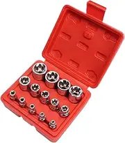 jojofuny Complete Set Hexagonal Sockets Tire Repairing Garage Sockets Pneumatic Steel Socket Wrenches