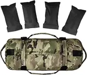 Sandbags for Working Out - Sports Workout Sandbag | Fitness Sandbags | Muscle Exercise Sand Bags with Multiple Handles | Adjustable Weighted for Training, Gym, Outdoor, Running, Yoga
