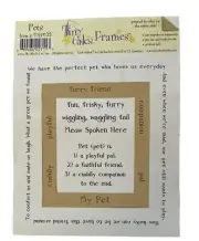 PETS Die-Cut “Tiny Tales” Double Sided FRAMES(3pc)My Mind’s Eye •Furry Friends•