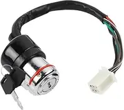 EXEGPLPVK Ignition Key Switch 6 Wires On Off Lock for 50cc 70cc 90cc 110cc 125cc Fit for ATV Quad Bike Motorbike Go Kart Motorcycle
