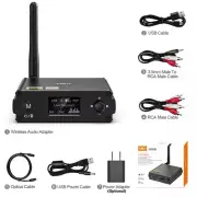 1Mii LDAC Hi-Res Bluetooth HiFi Receiver, Bluetooth 5.1 Audio Adapter w/Audiophi