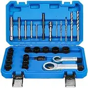 28Pcs Damaged Nut Screw Remover Set Broken Nut Bolt ctor Rust Nut Screw Removal Tools Kit Stuck Nut Bolts ctor Multicolor One Size