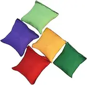 HOODANCOS 5Pcs Small Bean Bags Toss Game Durable Outdoor Bean Bags for Fun and Practical for Hand Eye Coordination Activities