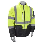 Radians SJ510-3ZGS Quilted Reversible Jacket with Zip-Off Sleeves