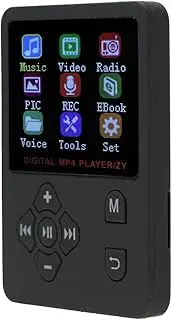 Several Non-Slip Playback Modes with Breakpoint Resume Function Housing Made of matt Material, MP4 Music Player, Portable MP4 for Traveling at Home(Black)