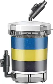 AIMALL Mori Jialu Transparent External Pre-Filter Barrel for Aquariums - Multi-Stage Filtration System for Clear Water in Grass Tanks
