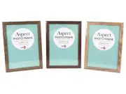 Aspect Frame A4 - Light Natural/Medium Natural/Dark Natural