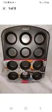 GOODCOOK Premium Nonstick 12 Cup Muffin Pan
