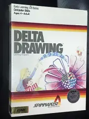 DELTA DRAWING Learning Program Spinnaker 1983 SEALED IN ORIGINAL BOX