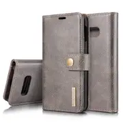 DG.Ming Samsung Galaxy S10e Detachable Classic Wallet Case Cover G970 [Grey]