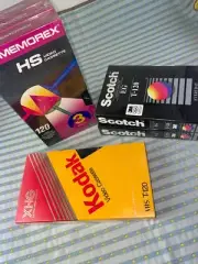 6 Pack Memorex Scotch Kodak T-120 HS Blank VHS Tapes Sealed