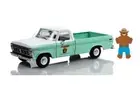 1975 FORD F-100 W/ SMOKEY BEAR FIGURE 1/18 scale DIECAST CAR GREENLIGHT 13636