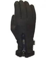 XTM Nina Soft Shell Ladies Snow Gloves - Black - M