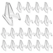 20Pack Clear Acrylic Coins Display Stand for Small Artworks Pocket Watch Chips