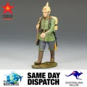 King & Country FW110 Marching Rifleman w/Helmut MIB Retired