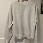 Champion Reverse Weave Sweatshirt Crewneck Blank Heather Gray Men’s M NWT