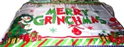New “Merry Grinchmas” x-Large Christmas House-garden Flag 60” x36” 1 side Dsk