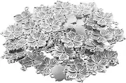 TEHAUX 50pcs Retro Alloy Flower Bead Charms DIY Jewelry Kit for Necklace Bracelet Earring