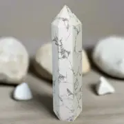 Howlite Crystal Tower 877 grams