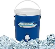Ice Water Dispenser, 3.8L Camping Coolers Long-Lasting Insulation, Drink Dispensers Portable Sturdy Beverage Serveware for Outdoor Events & Gatherings