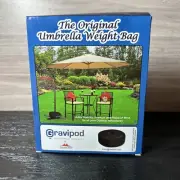 Gravipod GP-18 Round Umbrella Base Weight Bag - Up to 85 lbs. NEW IN BOX