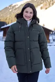 Manta Womens Borg Lined Padded Jacket