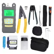 15Pcs Set Optical Fiber Tool Kit 3 In 1 Fixture Optical Fiber Cleaver 2.5mm.