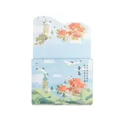 Cities Letter Paper Set Cartoon City Set Combination Stationery Postcard Color Page Envelope Creative City Notes
