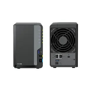 Synology 群暉 DS224+ NAS 2Bay 網路儲存伺服器 Intel 4GB HAT3300 光華商場