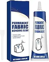 YNPQTDS Fabric Glue for Clothing - Strong Fabric Waterproof Glue | Super Glue Fabric Adhesive, Washable Fabric Repair Glue for Cotton, Denim, Leather, Polyester, All Fabrics