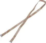 uxcell IDC Rainbow Wire Flat Ribbon Cable 2.54mm Pitch 16 Pin Connection Line FC Dual Female Gray Connector for DIY Experiment 3.3 Ft Length 1 Pcs