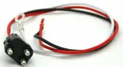 UP Light Wire Pigtail 3 Prong Straight Molded Plug 11" Lead #34212 Set of 2