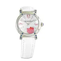 在飛比找PChome商店街優惠-Hello Kitty進口精品時尚手錶-優雅閑靜大字手錶(白