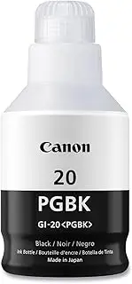 [Canon] GI-20 PGBK Ink Bottle, Compatible to PIXMA G6020 and G5020 MegaTank Printers