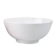 6x Melamine Noodle Bowl White 200mm Ryner Commercial Plastic Serving Soup Bowls
