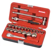 Sidchrome SCMT10820 - Socket Accessory Set 24 Piece Metric