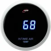 MOTOR METER RACING 52mm 2-1/16" Digital InterCooler Air Intake Temperature Gauge °F Blue LED