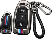 ontto Key Fob Case with Keychain Fit for Hyundai Elantra Genesis Sonata Fit for Kia Sorento Forte 2006-2019
