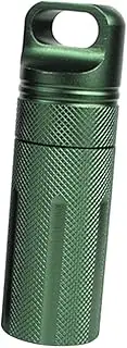 Beavorty Portable Mini Metal Pill Holder Case Capsule Storage Container for Outdoor Activities Durable Design for Travel Camping Hiking More
