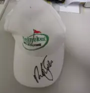 Nick Faldo (England) signed Melbourne Heineken Classic Golf Cap + COA & Photo