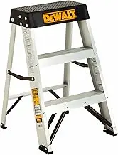 DeWalt 2-Foot Aluminum Step Stool Industrial, 300-Pound Load Capacity, Type IA, DXL2010-02