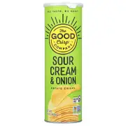 The Good Crisp Company, Potato Crisps, Sour Cream & Onion, 5.6 oz (160 g)