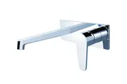 VITO WALL BASIN MIXER WITH OUTLET CHROME