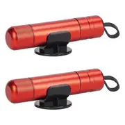 2 Pack Car Window Breaker Seatbelt Cutter Hammerdex, Safehammer Glass Breaker Car Window Breaker, for Emergency Red