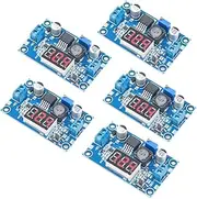 5pcs LM2596 DC Step Down Converter Voltage Regulator LED Display Voltmeter Buck Adapter Adjustable Power Supply