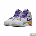 NIKE 男 休閒鞋 運動鞋 AIR JORDAN LEGACY 312 爆裂紋 白紫金 湖人隊-AV3922-157