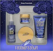 Feather & Down Feather & Down Dream Perfect Sleep Essentials Gift Set, 110 ml, 4 Count (Pack of 1)