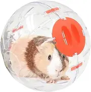 Hamster Wheel - Silent Transparent Hamster Toy | Small Pet Accessories for Dwarf Ferret Guinea Fitness Play Sports Indoor Outdoor Game