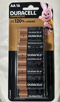 duracell AA16 batteries