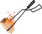 Fireplace Tongs Log Grabber Heavy Duty Firewood Tong for Fire Pit Poker Campfire